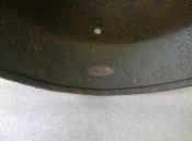 Немецкая каска Вермахт M40/62 (95% краски, декаль)