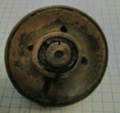 Верхняя часть дистанционной трубки шрапнельного снаряда