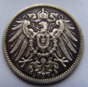 1 марка. Германия 1905г. Ag+.jpg