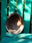 немецкая каска с заводским браком