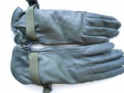 Перчатки, 7-й размер.Кожа (зеленые). Британия