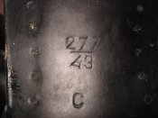 Чоботи хромові офіцерські. 43С