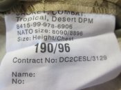 Новый китель DDPM (Jacket, Kombat, Tropical) 190/96