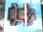 Половинчатый трак от танка Т-34