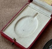 памятная медаль к 100-ю Альфреда Круппа в футляре.1812-1912г