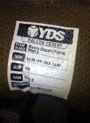 Берцы Ботинки YDS Boots Patrol Mens Brown Оригинал Коричневые ЗАМШЕВЫЕ размер UK 9, EU 43 (наш 43)