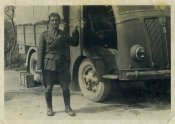Fotografia Originale Esercito Militare Con Autocarro D'epoca Fiat.jpg
