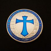 Тамплиеры - медаль + подвеска шит