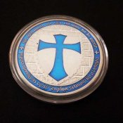 Тамплиеры - медаль + подвеска шит