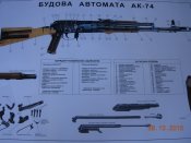 плакаты стрелкового оружия.АК-74.заводская печать.все четко.размер 80 на 60 см.плотный картон.