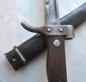 Франция  штык обр. 1892 г.  штык к винт. Маннлихера - Бертье (2-й вар.).JPG