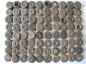 Донца гильз калибра 7.62 (Мосина) разных стран и времён + бонус 3 гильзы и бонус 15 пуль
