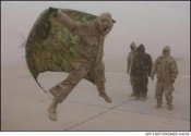 Лот № А1034. Пончо - лайнер армии США в расцветке Вудланд.