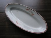 Сервиз Пионеры , Советская Агитационная посуда 20-е годы . Селёдочница 3.
