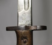 Английский штык образца 1907/13 года к винтовке системы Ли Энфильд.
