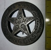 нагрудный/должностной знак Texas Rengers (кино студийная копия)