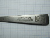 Ложка со свастикой Armaturwerk kaiserslautern, Rostfrei