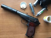 Пневматический пистолет МР-654. Полный апгрейд.