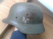 каска м35  дд  раннего образца