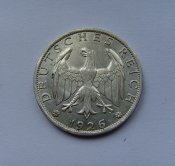 1 марка. Германия 1926г. Ag+.jpg