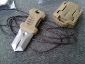 Самый маленький тактический нож S&S Precision Pocket Shiv с креплением Molle
