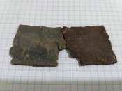 Часть фирменной таблички с паровоза +бонус