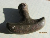 Старинная ручка от шомпола, бронза. (панский дом).