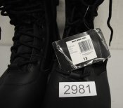 рр 46 стелька 31 см _ Берцы Interceptor tactikal foot wear, кожа черные _ новые (№2981-25)