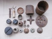 ММГ запалы,корпус рубашки гранаты, заглушки, разное.