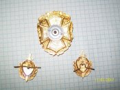 Знак Участник Боевых сражений + петлицы (РФ)