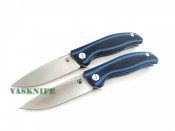 Нож Shirogorov F3 mini (реплика) BLACK-BLUE /satin/