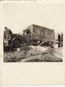 LKW TRUCK STUCK IN MUD RUSSIA WWII Photo.jpg