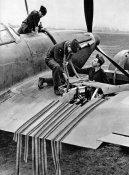 A British Hawker Hurricane being loaded with ammo and fuel - Battle of Britain - 1940.jpg