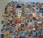 150 штук знаки / медали / значки 150 шт. одним лотом