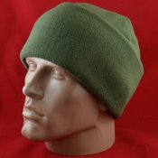 Шапка из микрофлиса олива