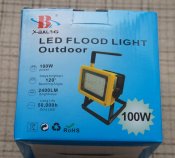 Фонарь кемпинг 204-20LED+4LED(синий+красный), 3x18650, ЗУ 12V/220V, сирена стробоскоп, комплект