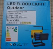 Фонарь кемпинг 204-20LED+4LED(синий+красный), 3x18650, ЗУ 12V/220V, сирена стробоскоп, комплект