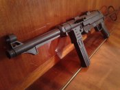 Макет MP-40 Бюджетный AIRSOFT МП-40 Maschinen Pistole ММГ на пульках 6мм