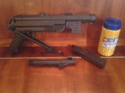 Макет MP-40 Бюджетный AIRSOFT МП-40 Maschinen Pistole ММГ на пульках 6мм