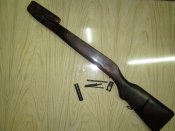 Приклад,дерево СКС с накладкой.