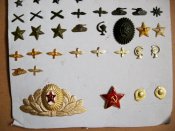 Кокарды, эмблемы - советская армия - СССР = пограничные войска - Украина