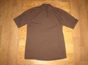Лот №А1981 Футболка с коротким рукавом Coolmax Британия на змейке L (brown)