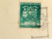 Почтовая карточка с датой штемпеля - 21 июня 1941 года