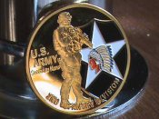 Медаль жетон 2nd Infantry Division США