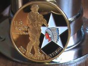 Медаль жетон 2nd Infantry Division США