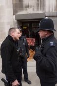 Лот №А2034 Флис черный Metropolitan Police London 165/95