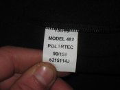 Лот №А1781 Флис черный Metropolitan Police London 159/90