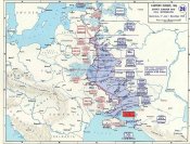 Восточный фронт в июле-декабре 1943 года. Линия Пантера — Вотан указана красным зигзагом.jpg