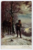 Открытка Форпост в Маасе 1-я мировая 1915 Германия