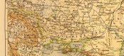 Карта Европейская часть России 1893-1901 ОРИГИНАЛ